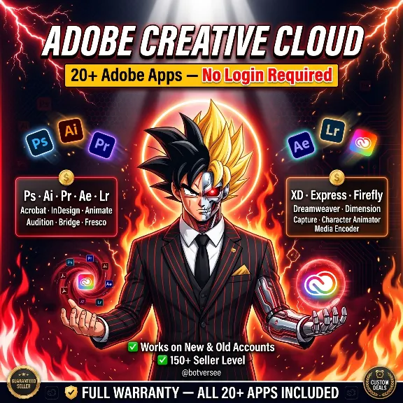 [Individual Subscription] Adobe Creative Cloud Pro (Not a Team Access) | Full Private