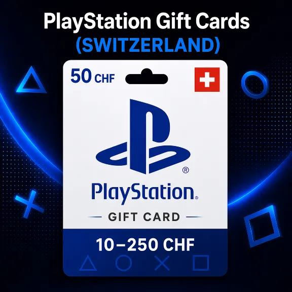 PlayStation Gift Cards Switzerland (CH) 10–250 CHF | PSN Top-Up Codes