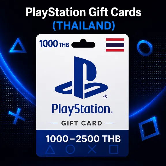 PlayStation Gift Cards Thailand (TH) 1000–2500 THB | PSN Top-Up Codes