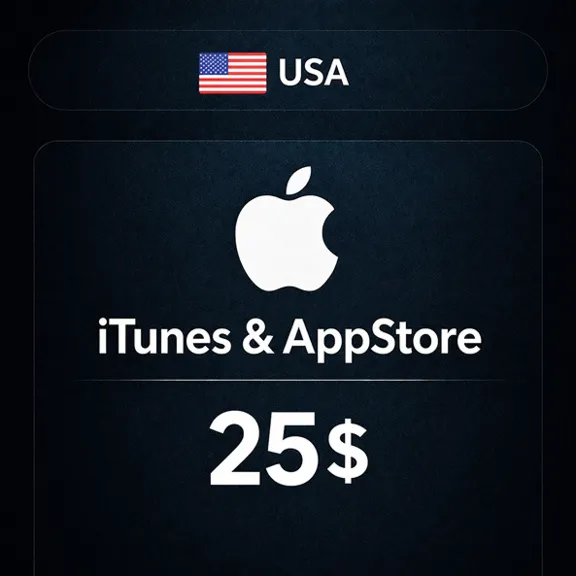 🍎 Apple iTunes Gift Card (USA) 25$