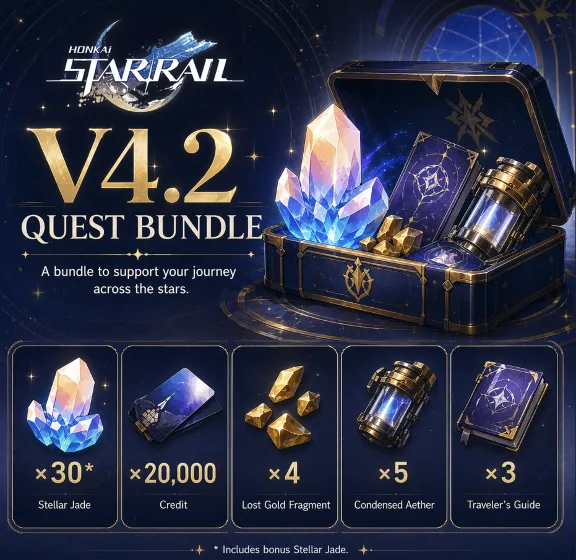 Honkai Star Rail V4.2 Quest Bundle Ключ - глобальный - PS/Android/iOS/ПК