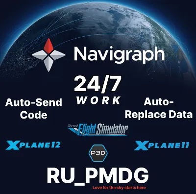 Navigraph for MSFS2020/24, X-Plane 11/12, P3D