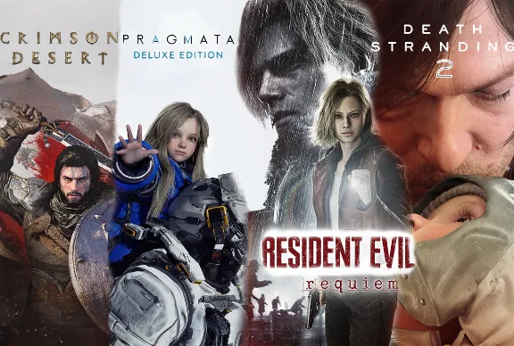 PRAGMATA + Resident Evil 9 + Crimson Desert + Death Standing 2 (✅All Dlc)