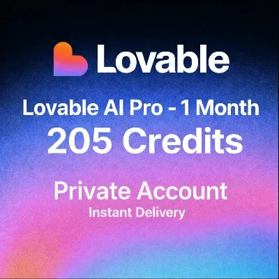Lovable AI Pro — 1 месяц | 205 кредитов | Приватный аккаунт | Мгновенно