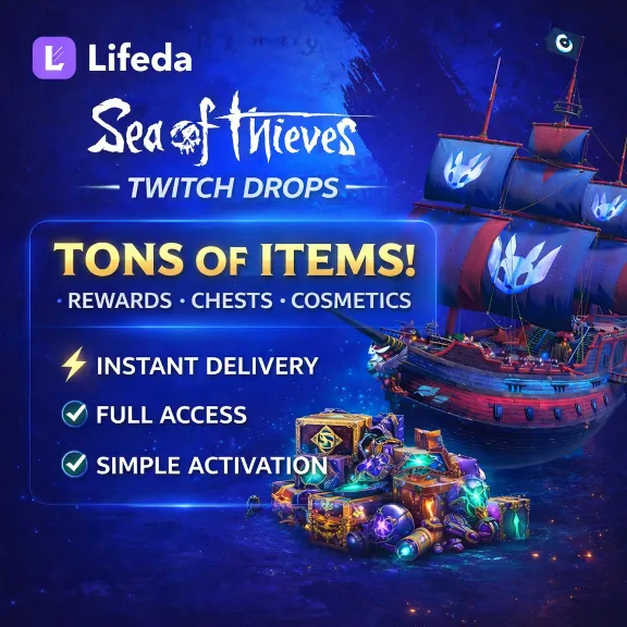 Sea of Thieves 🏴‍☠️【ТВИЧ ДРОПЫ / ДРОПСЫ】🏴‍☠️291+ НАГРАД•СКИНЫ•ПРЕДМЕТЫ•ЗОЛОТО