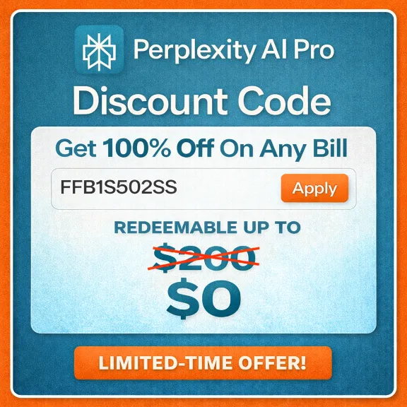 Perplexity AI Pro | $200 Discount Promo Code | Monthly Access | Instant Delivery