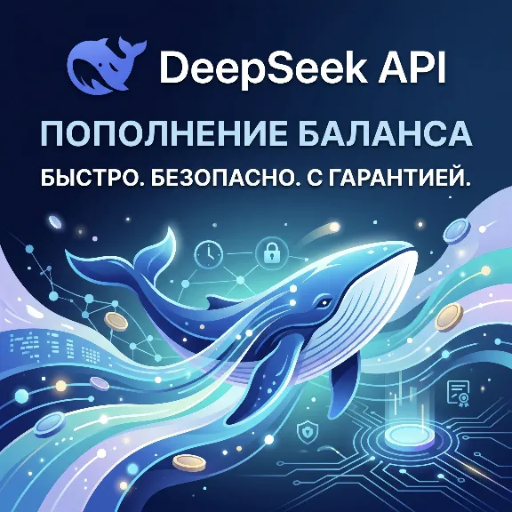 DeepSeek | Balance replenishment API | AI | пополнить TOP UP апи