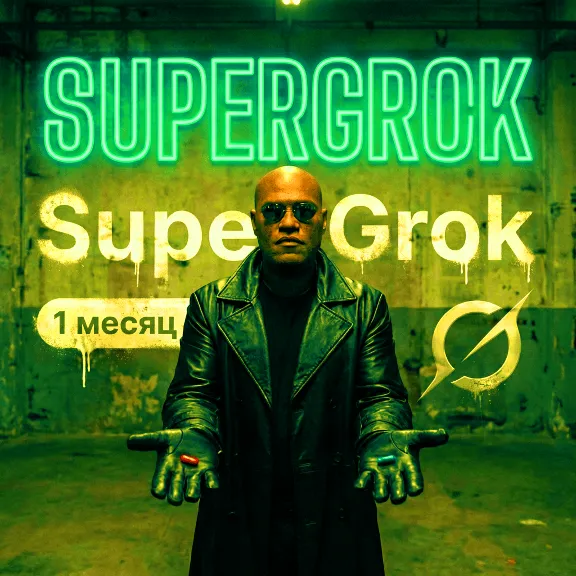 аккаунт SUPER GROK+GROK imagine |  1-6-12 мес | для создания видео и картинок