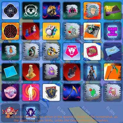 ⭐Fortnite🔥Twitch Drops🚀32 items + 🎁