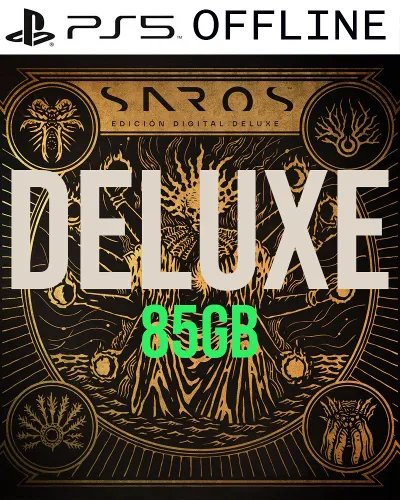 SAROS DELUXE(85 GB) PLAYSTATION 5 -ONLY OFFLINE-SHARED- NO RENT- PLAY NOW!