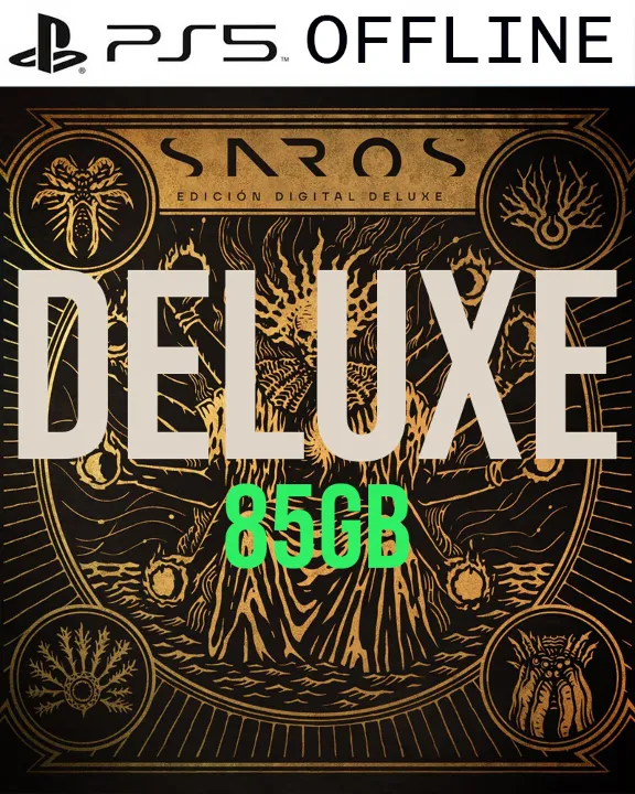 SAROS DELUXE(85 GB) PLAYSTATION 5 -ONLY OFFLINE-SHARED- NO RENT- PLAY NOW!