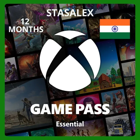 XBOX GAME PASS ESSENTIAL 12 MONTHS 🔑 KEY (INDIA) 🇮🇳