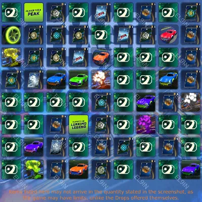 🎯Rocket League👾Twitch Drops💎72 items + 🎁