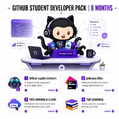 GitHub Pro Pack - 6 months! 🔥 |Student|Copilot Redeem|JetBrains + Azure + 80 Tool