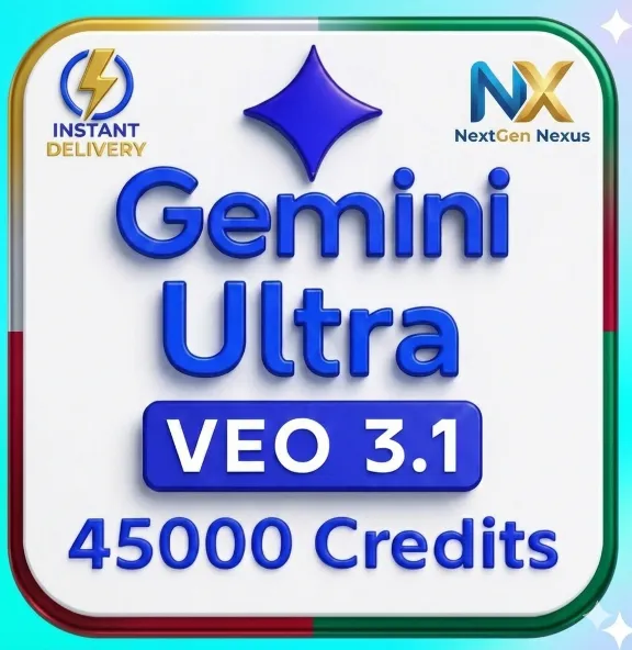 Gemini AI Ultra Veo 3.1 | Antigravity | 45,000 Credits | Private Account | Full Acces
