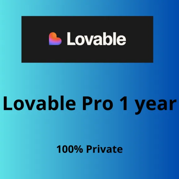 Lovable Ai Pro 1 Month 400 Credits to your email