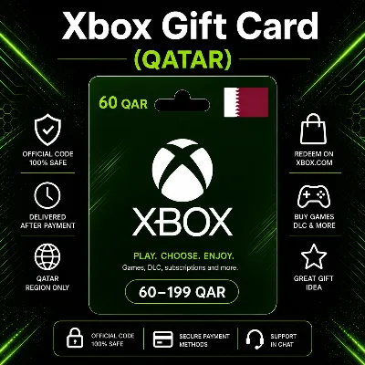 Xbox Gift Card (Qatar) 60–199 QAR | Xbox Top-Up Code