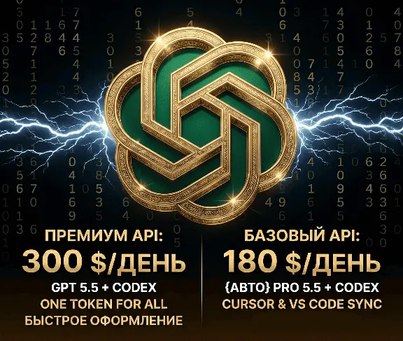 ⚡Баланс API $180/день | Модели GPT-5.5 и Codex