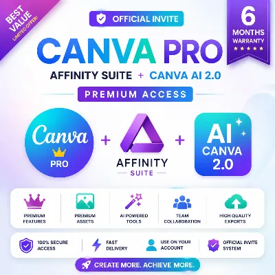 CANVA PRO + AI 2.0 & AFFINITY ДОСТУП | 6 МЕСЯЦЕВ | АВТОВЫДАЧА