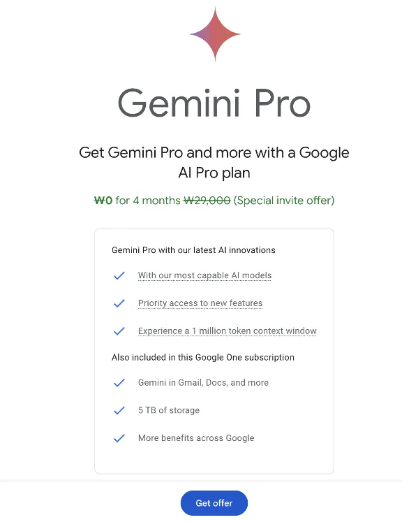 Google AI Pro 4 Months Own Account Redeem Link