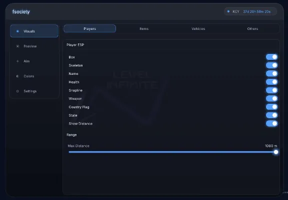 Fsociety — приватный чит для PUBG Mobile (GameLoop 32-bit)