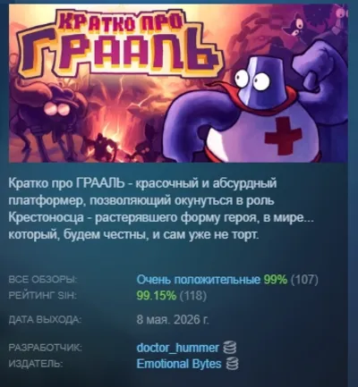HOLY GRAIL for DUMMIES АВТОДОСТАВКА STEAM РОССИЯ