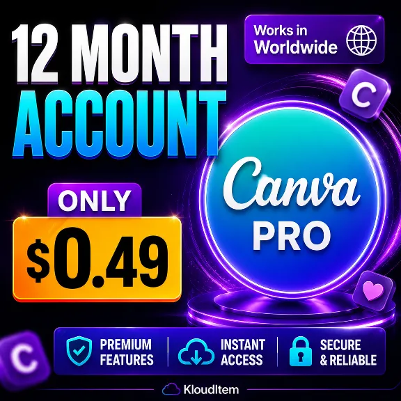 Canva Pro 12 Month | To Your Account | Invitation by Email