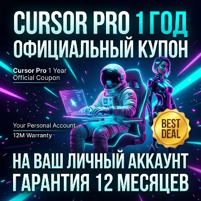 Cursor Pro 1 Год|Официальные тарифы|Лучшие предложения|До 60% скидки|100% гарантия