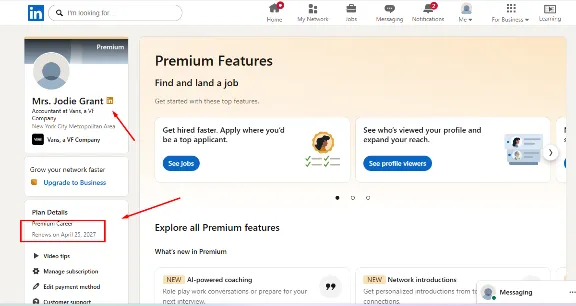 LinkedIn Premium Все Планы 1 Год | Career, Business, Sales, Recruiter
