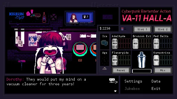 VA-11 Hall-A: Cyberpunk Bartender Action STEAM GIFT