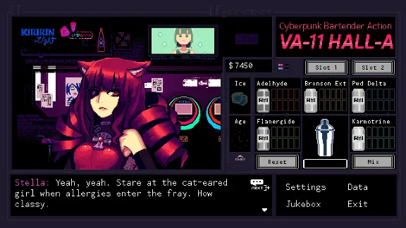 VA-11 Hall-A: Cyberpunk Bartender Action STEAM GIFT