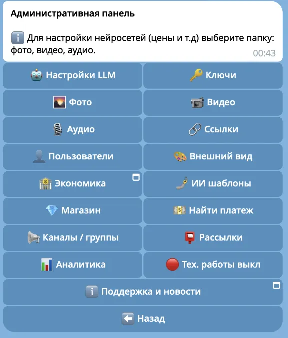 Телеграм бот ChatGPT, Sora 2, Veo 3.1, Suno, Kling Motion, Nano Banana 2