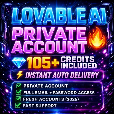 Подписка Lovable AI Pro на 1 месяц — частный аккаунт