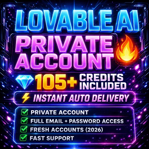 Подписка Lovable AI Pro на 1 месяц — частный аккаунт