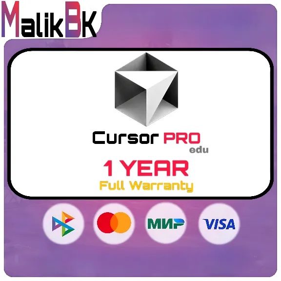 Cursor AI Pro — Полный доступ на 12 месяцев (лицензия)