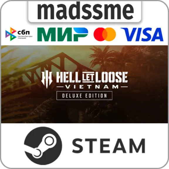 Hell Let Loose: Vietnam - Deluxe Edition * RU/KZ/СНГ/TR/CN/AR/IN/BR * STEAM 🚀 АВТО