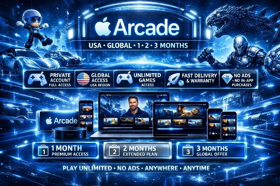 💥 ACCOUNT 🎮Apple Arcade 🎲Global 2 /3Months💥INDIVIDUAL🔥 private account ★💯
