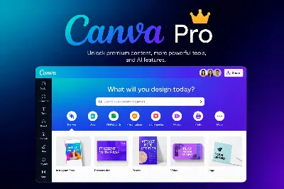 Canva Pro Subscription to 6 months.