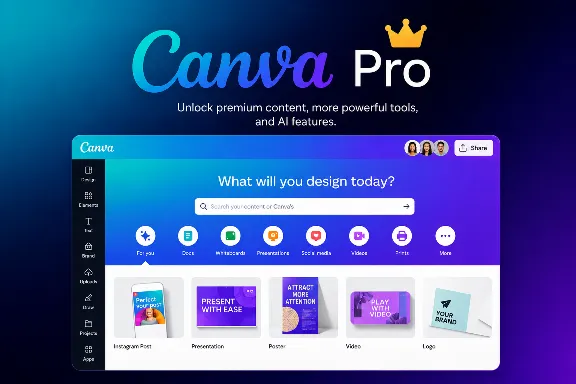 Canva Pro Subscription to 6 months.
