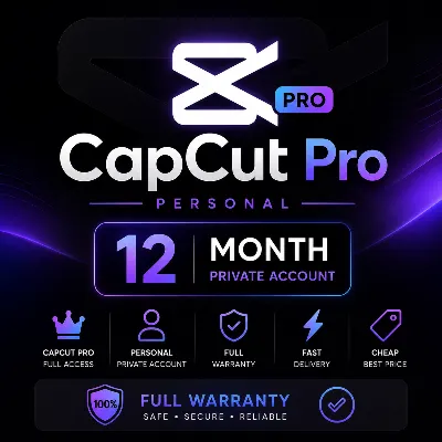CapCut Pro Personal - 12-месячный личный аккаунт | Полная гарантия | Недорого | Быстр