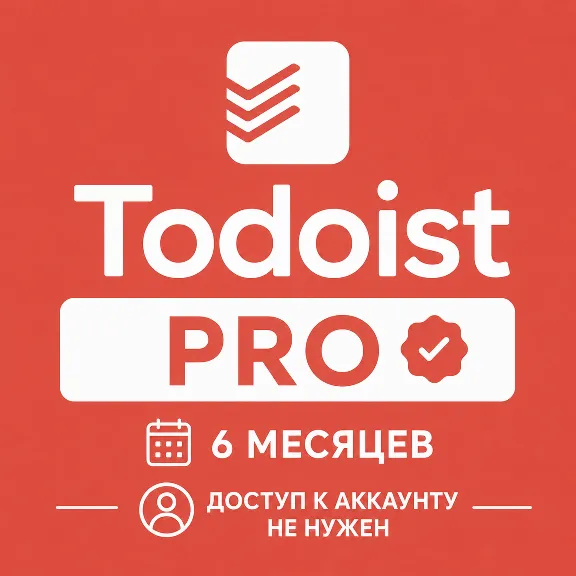 Todoist Pro 6 Mounth GLOBAL
