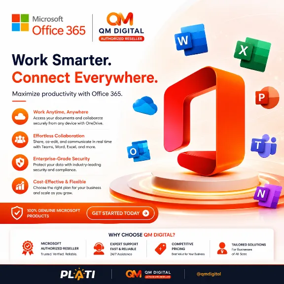 Microsoft Office 365 Премиум - 1 ТБ OneDrive | 5 Устройств | Подписка на 1 Год