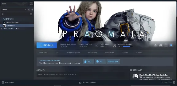 Pragmata &Hogwarts Legacy STEAM Offline