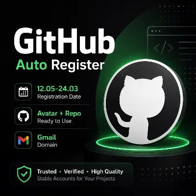 Аккаунт GitHub Авторег | 12.05-24.03 | аватарка+репо | Gmail домен