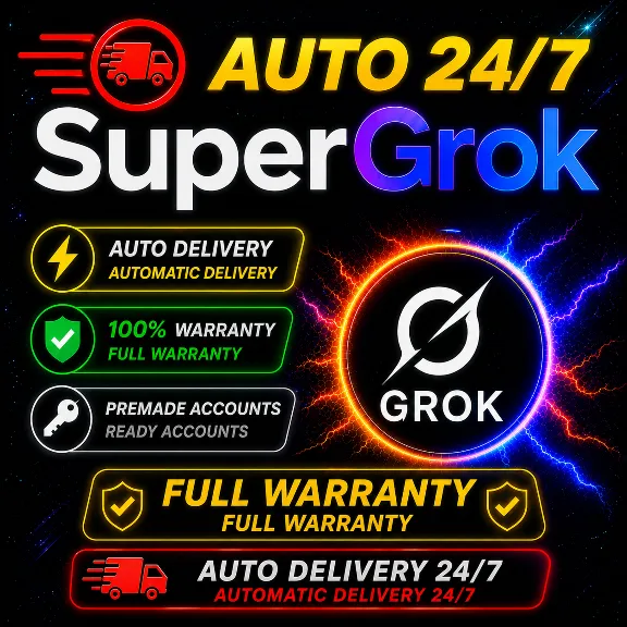 ⚡🟩 АВТОДОСТАВКА  | SUPER GROK  30 ДНЕЙ | ЛИЧНЫЙ АККАУНТ
