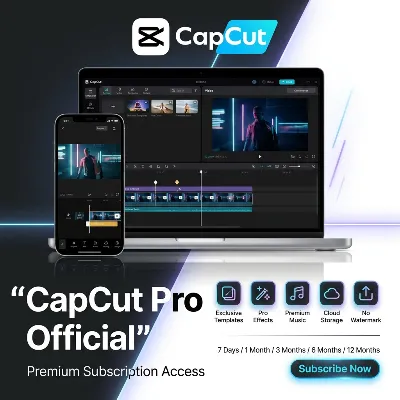CapCut Pro  | 07 дней / 1M / 3M / 6M / 12M | Приватный аккаунт | Мгновенная доставка