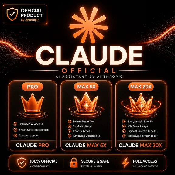 Claude Pro/ Max 5X/ Max 20X | Официальный апгрейд 100% | ПОЛНАЯ ГАРАНТИЯ (DISABLE)