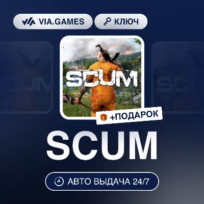 SCUM (Steam Ключ) РФ-СНГ-МИР + ПОДАРОК