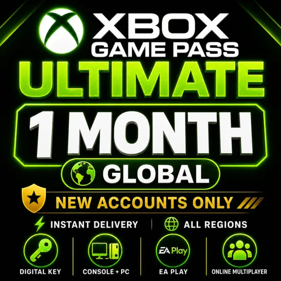 Xbox Game Pass Ultimate 1 месяц Global | Только новые аккаунты | Моментальная выдача