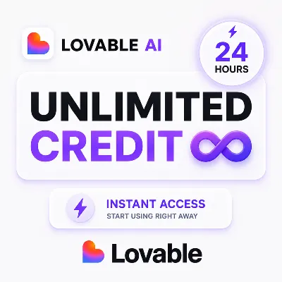 Lovable AI Unlimited Prompts License – 24-Hour Access